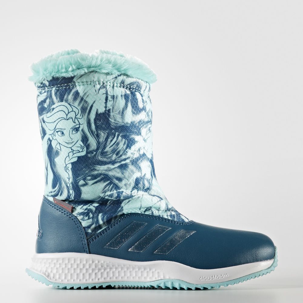 Adidas Disney Frozen Rapidasnow - αθλητικα παπουτσια για κοριτσια - Ανοιχτο Τυρκουάζ/Ασπρα,Μέγεθος: